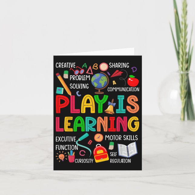 Play is Learning Kindergarten Preschool Teacher Li Kort (Framsida)