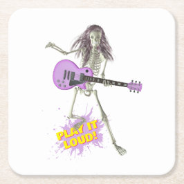 Play It Loud!  Underlägg Papper Kvadrat