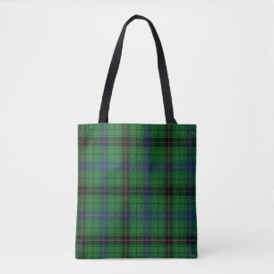 Play Klan Davidson Tartan Black Grönt Check Tygkasse