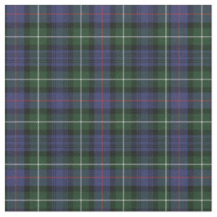 Play Klan MacKenzie Tartan Grönt Lila Check Tyg