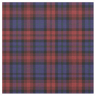 Play Klan MacLachlan Tartan Lila Black Check Tyg