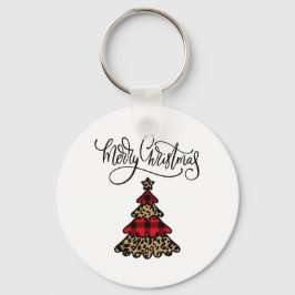 Play & Leopard Skriv ut Julgran Nyckelring