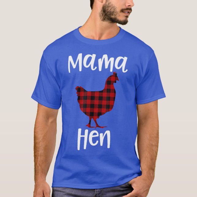 Play Mamma Hen Flkanaler Chicken Funny Ranch Mamma T Shirt (Framsida)