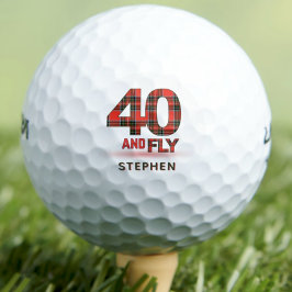 Play Mönster 40:e födelsedagen Party Red 40 och Fl