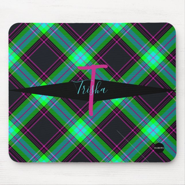 Play Mousepad - HAMbyWG - Black, mynt, rosa Musmatta (Framsidan)