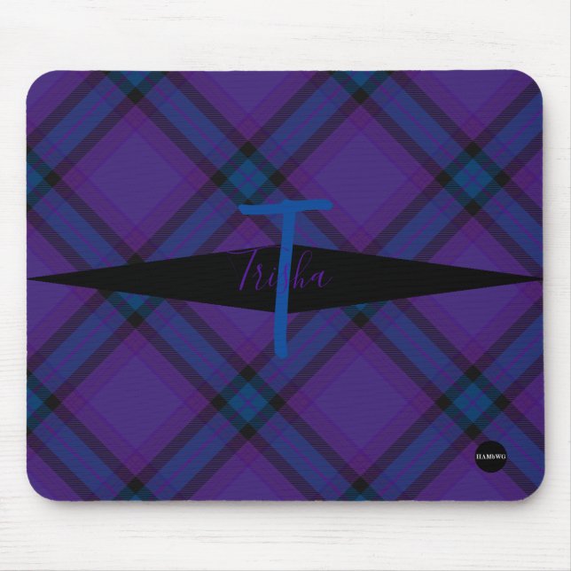 Play Mousepad - HAMbyWG - Lila och Blue Musmatta (Framsidan)