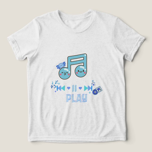 Play music  t shirt (Design Framsida)