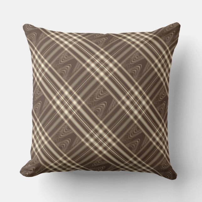 Play n Swirls Brown n Cream Dekorativ kudde mcful (Framsida)