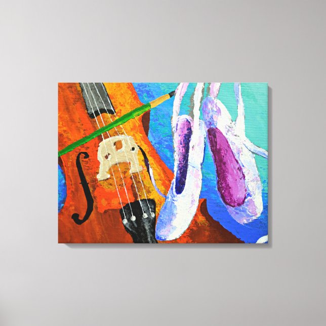 Play Paint Pointe 11x14 Wrapped Canvas efter panop (Framsida)