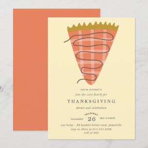Play Pumpkin Paj Thanksgiving Middag Inbjudningar