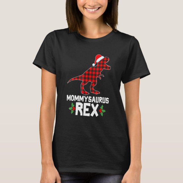 Play Red Buffalo Dinosaur Mamma T Rex Matching Ch Shirt (Framsida)