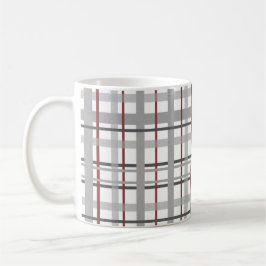Play Red Grått Silver Monogram Kaffemugg
