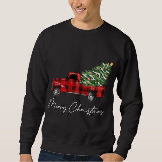 Play Red Lastbil jul God jul Julafton Tre Lång Ärmad Tröja