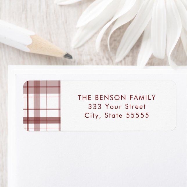 Play Red White Return-etikett Returadress Etikett (Insitu)