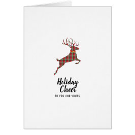 Play Reindeer Helgdag Cheer Hälsningskort