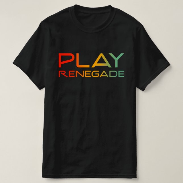 Play Renegade T Shirt (Design framsida)