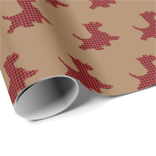 Play Scottie Hund Gift Wrapping Papper Scotty Presentpapper