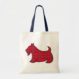 Play Scottish Terrier Scotty Bok Tote Bag Gift Tygkasse