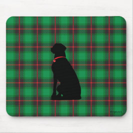 Play ScottishTartan Grönt Hund Heart Coola Musmatta