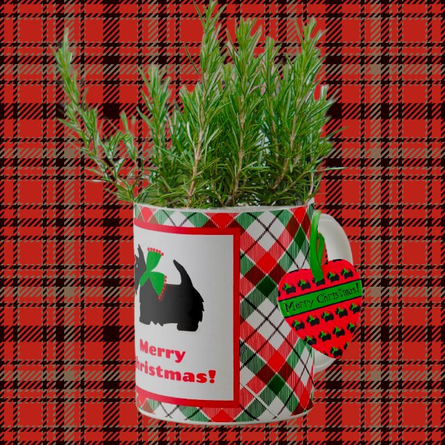 Play Scotty Hund God jul Kaffemugg (Add a fresh rosemary plant and a mug becomes an instant thoughtful hostess gift!)