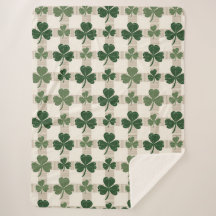 Play Shamrock St. Patrick's Day Fleece Blanket