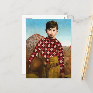 Play Sweater by Grant Wood Helg Vykort
