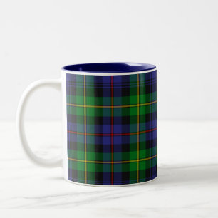 Play Tartan Blue och Grönt Två-Tonad Mugg