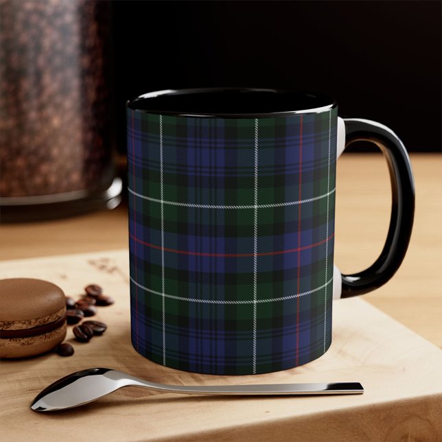 Play Tartan Klan MacKenzie Grönt Black Check Mugg (Skapare uppladdad)
