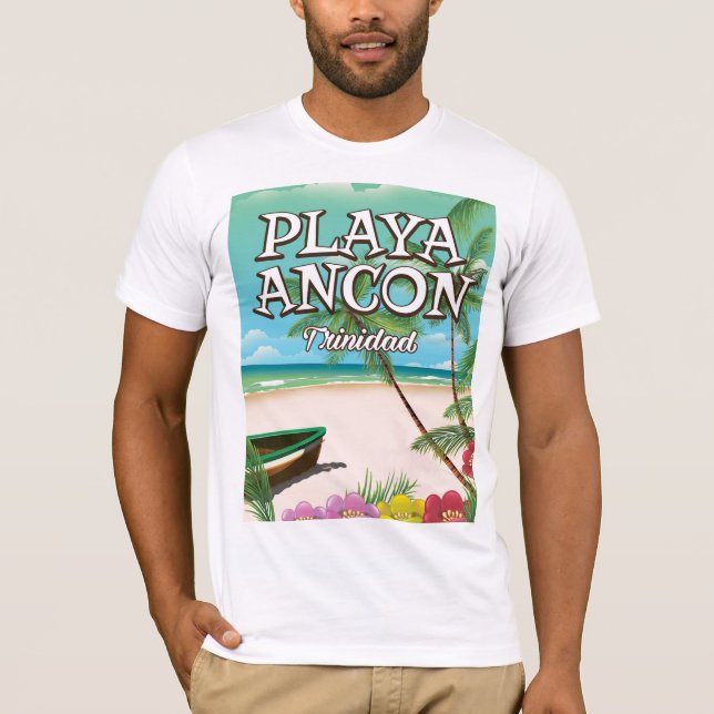 Playa Ancón Trinidad reseposter T Shirt (Framsida)