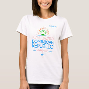 Playa Bavaro. Dominikanska republiken. Karibiska h T Shirt
