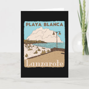 Playa Blanca Lanzarote kanarieö Strand Spanien Kort