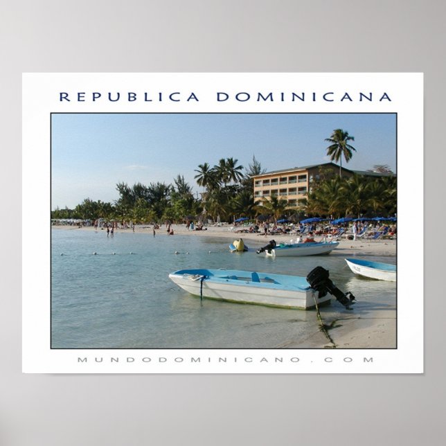 Playa Boca Chica Poster (Framsidan)
