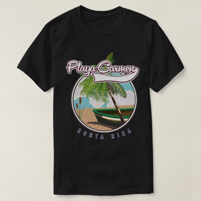 Playa carmen Costa rica T Shirt (Design framsida)