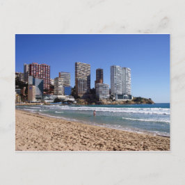 Playa de Levante de Benidorm, España Vykort