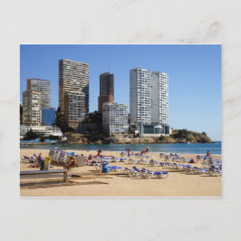 Playa de Levante de Benidorm Vykort