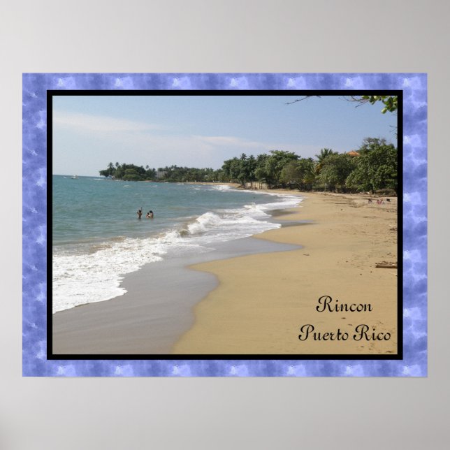 Playa de Rincon En Puerto Rico Poster (Framsidan)