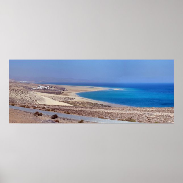 Playa de Sotavento en Fuerteventura Poster (Framsidan)