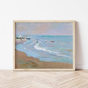 Playa de Valencia Joaquín Sorolla Poster