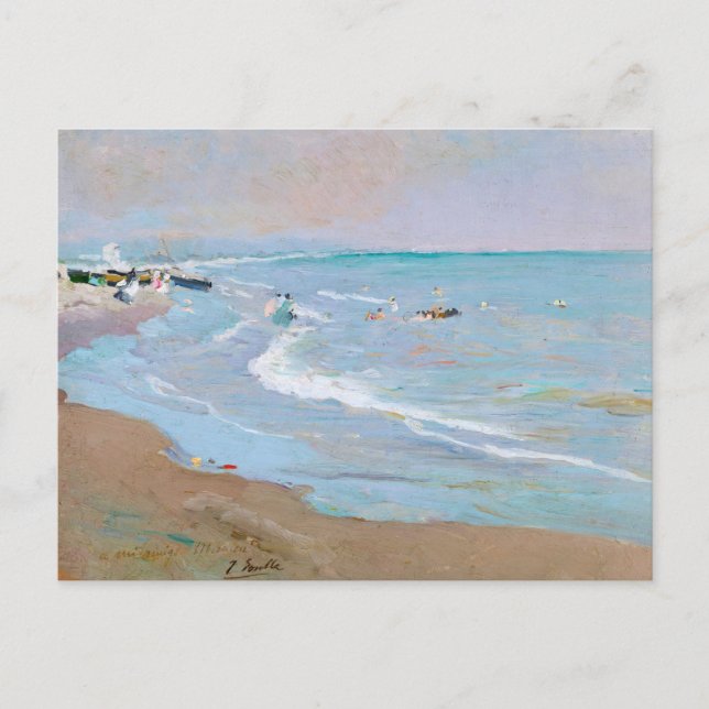 Playa de Valencia | Joaquín Sorolla Vykort (Framsida)