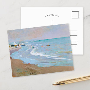 Playa de Valencia Joaquín Sorolla Vykort