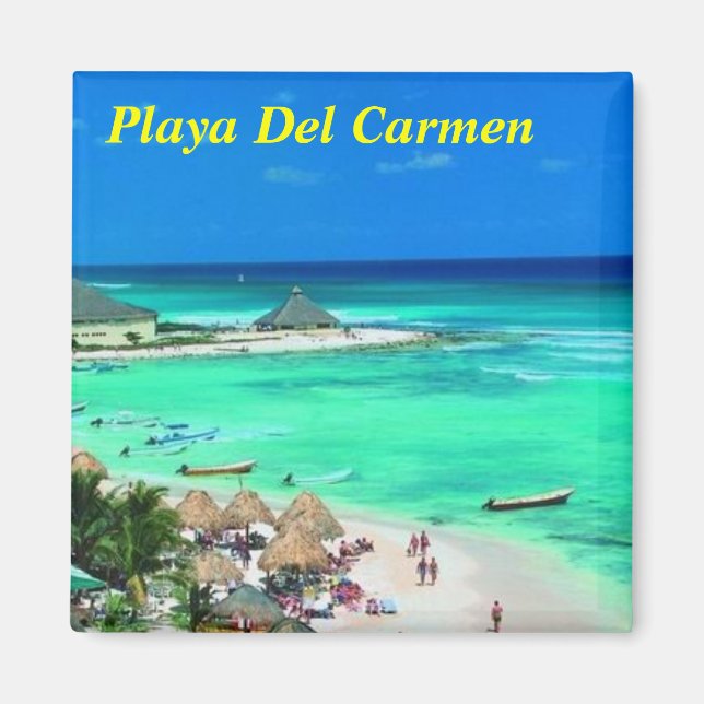 Playa Del Carmen kylmagnet Magnet (Framsidan)