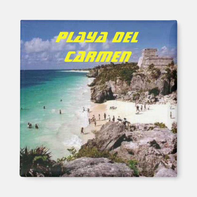 Playa Del Carmen magnet (Framsidan)