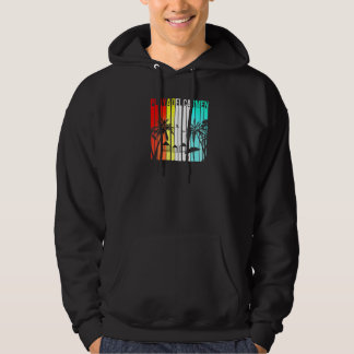 Playa Del Carmen Mexico Retro Mexican Resort Vacat Hoodie