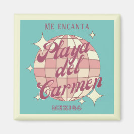 Playa del Carmen Mexico Retro souvenir decor Magnet