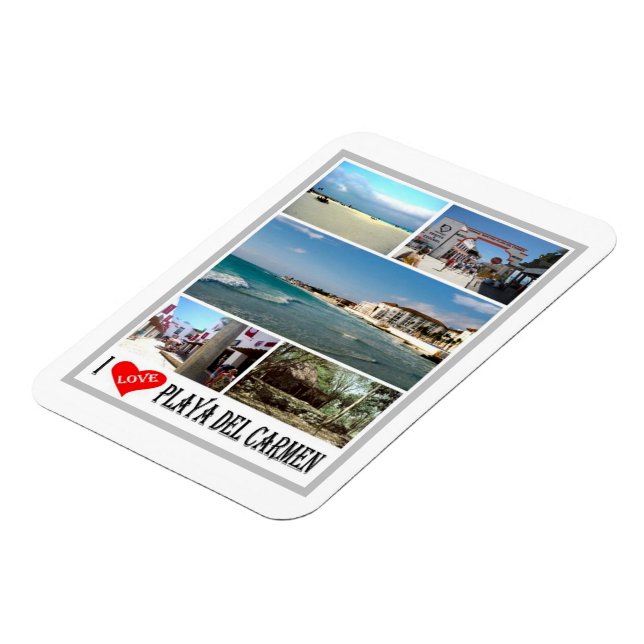 Playa Del Carmen - Mexiko - I Kärlek - Magnet (Vänstra Sidan)