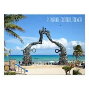 Playa del Carmen Riviera Maya Mexico Travel Fototryck