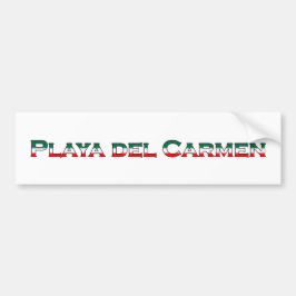 Playa del Carmen (textlogotyp) Bildekal