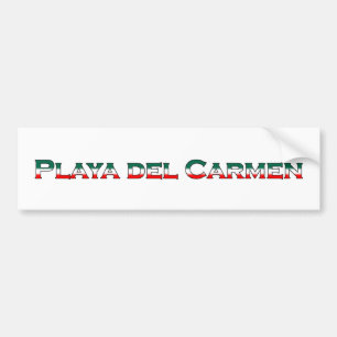 Playa del Carmen (textlogotyp) Bildekal