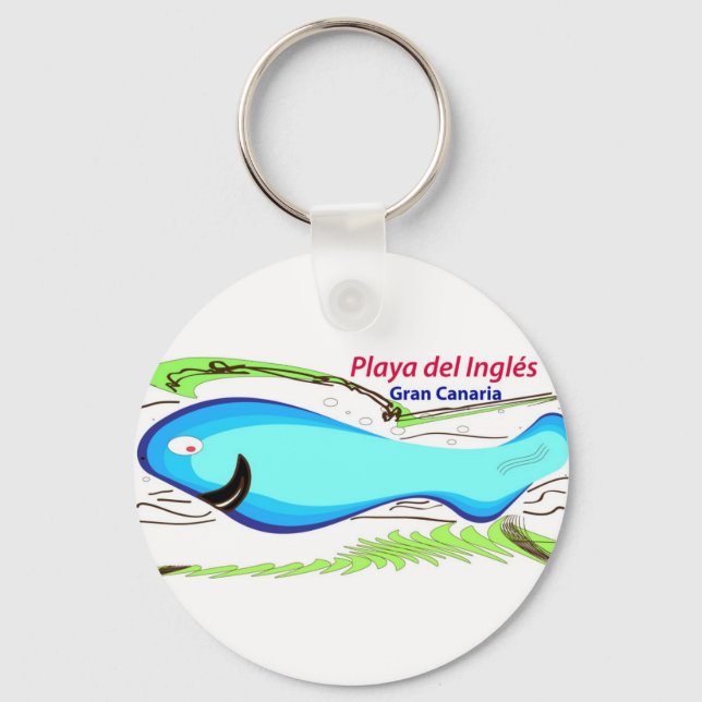 Playa del Ingles Gran Canaria Nyckelring (Framsida)