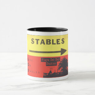 Playa del Rey Stables, grundad 1911 Mugg